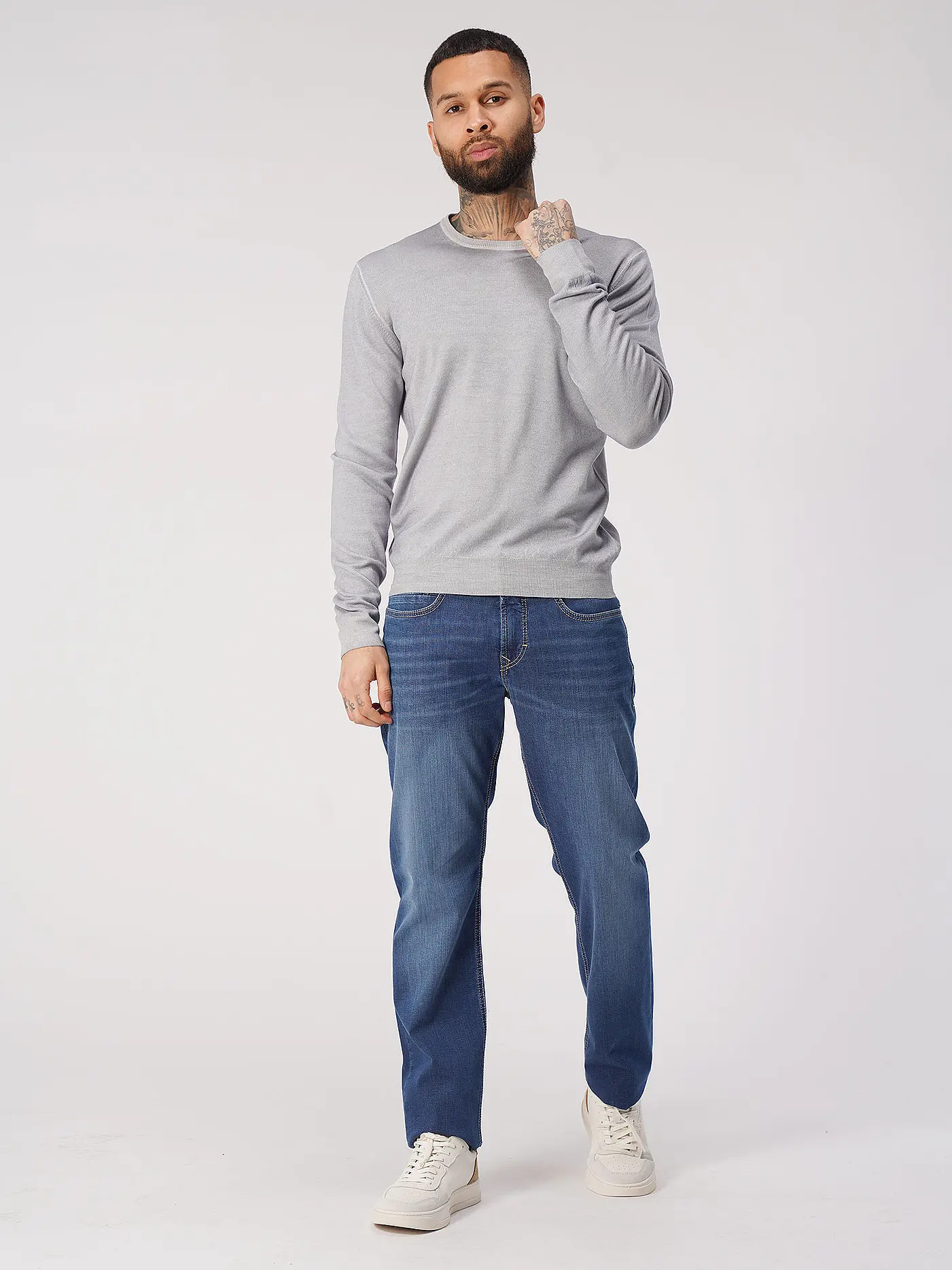 GRAN SASSO | Pullover | grau